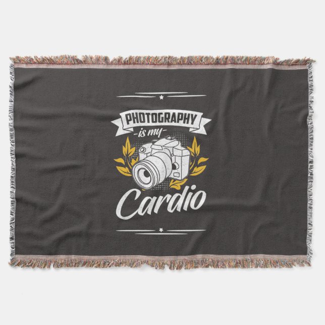 Cobertor Fotografia É Meu Cardio (Frente)