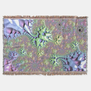 Cobertor Fractal de arco-íris brilhante