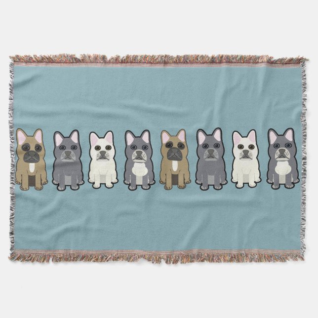 Cobertor Frenchie Friends (Frente)
