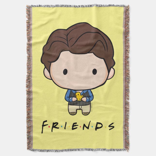 Cobertor FRIENDS™ | Chandler Chibi (Frente Vertical)