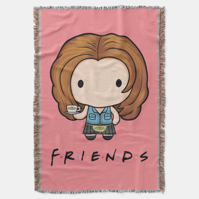 Cobertor FRIENDS™ | Rachel Chibi (Frente Vertical)
