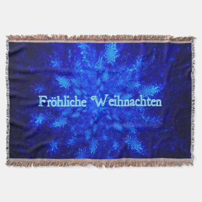 Cobertor Froliche Weihnachten - Snowburst (Frente)