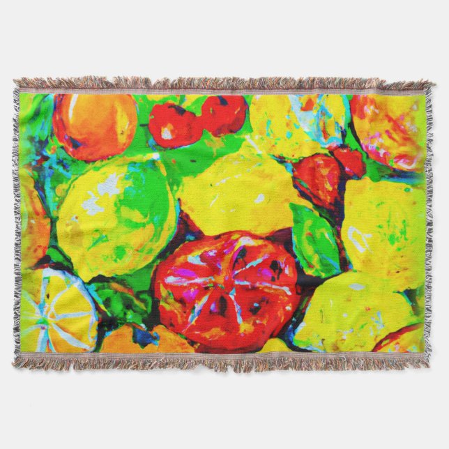 Cobertor frutas de Verão, Comprar de Arte (Frente)