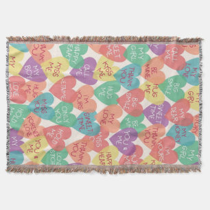 Cobertor Fundo da forma do amor