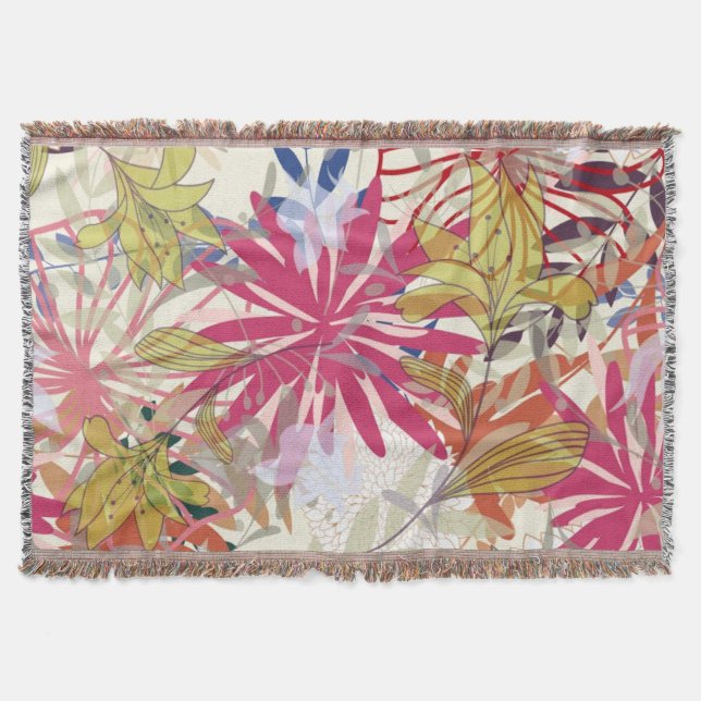 Cobertor Fundo floral 6 (Frente)