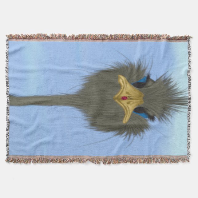 Cobertor Funny Ostrich George E O Bonitinho Ladybug (Frente)