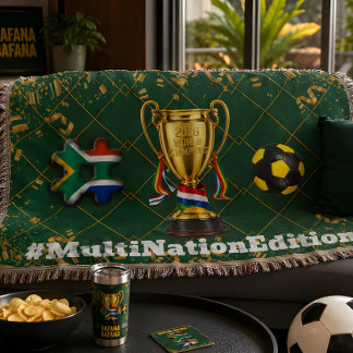 Cobertor Futebol da África do Sul | 2026 Jogos Globais Ouro