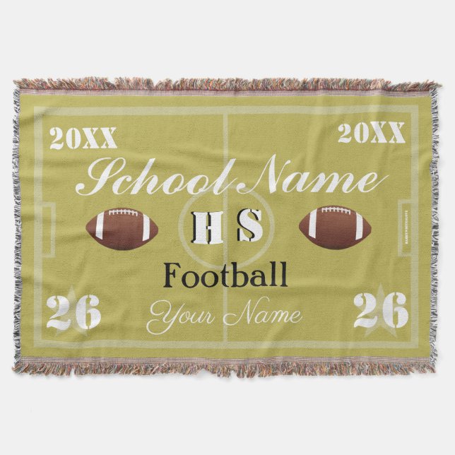 Cobertor Futebol personalizável ou futebol HAMbyWG (Frente)