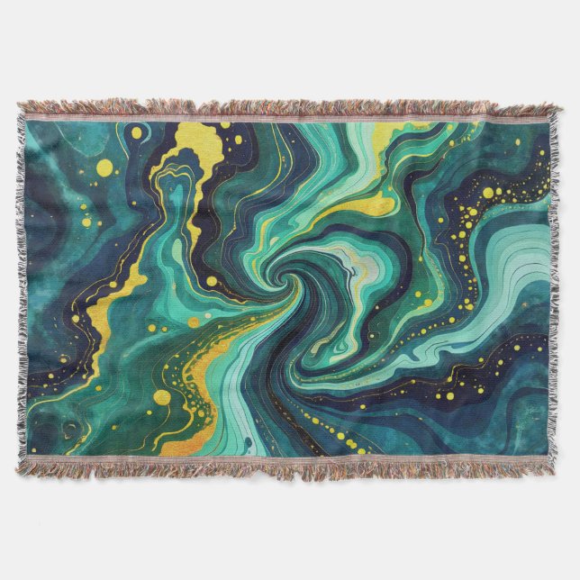 Cobertor Galactic Swirls in Vivid Colors 2 (Frente)
