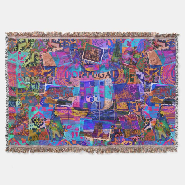 Cobertor Galo de Barcelona, Portugal (Frente)