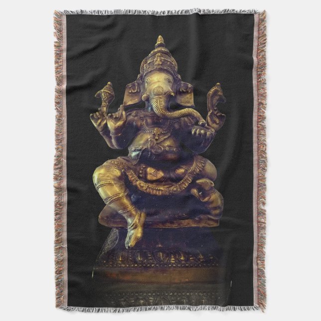 Cobertor Ganesha Throw Blanket (Frente Vertical)