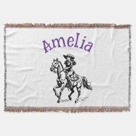 Cobertor Garota-Vaca