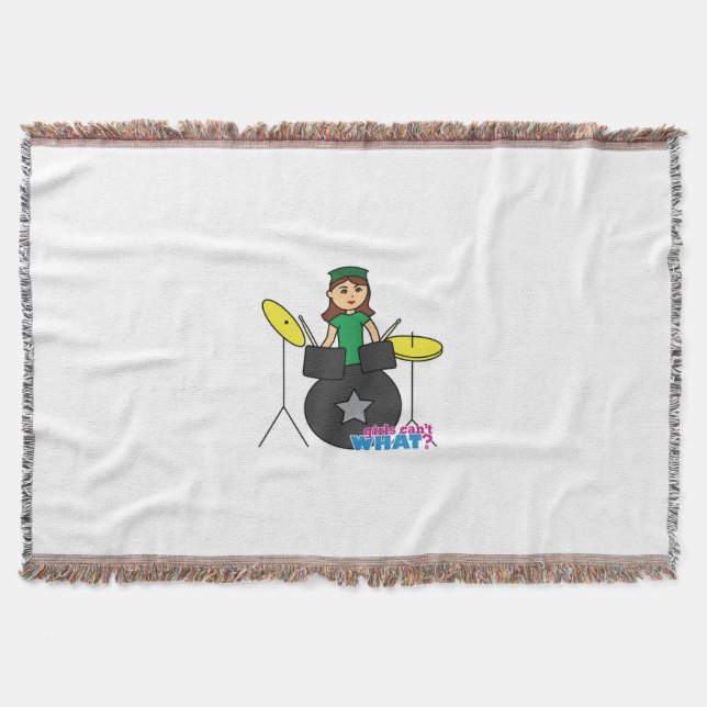 Cobertor  Garotas não sabem o quê? Design Personalizado do  (Frente)