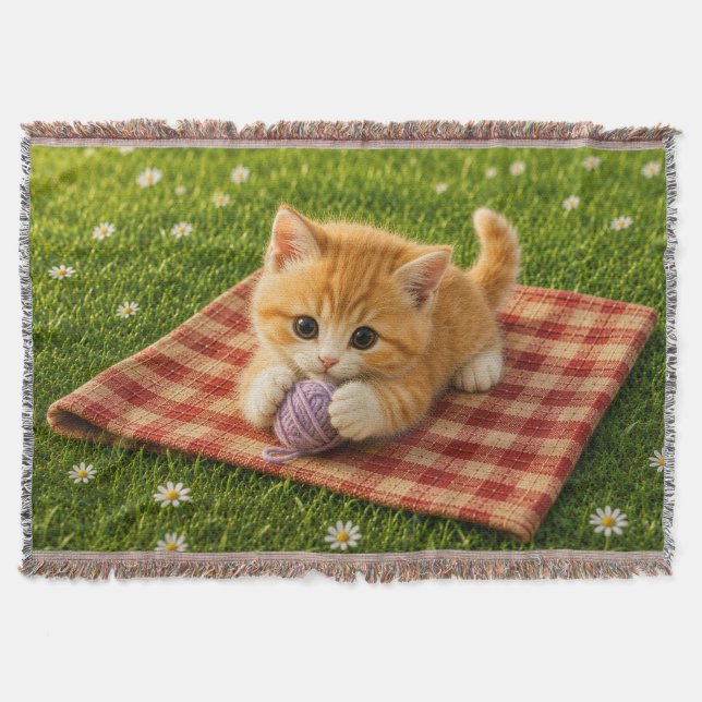 Cobertor Gatinho Fofo (Frente)