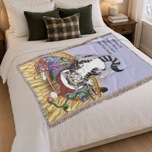 Cobertor Gato de Natal