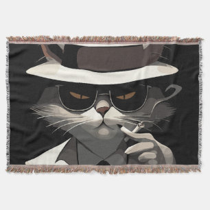 Cobertor Gato Noir Legal: Felino Suave e Misterioso
