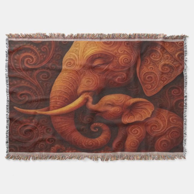 Cobertor Gentle Elephants (Frente)