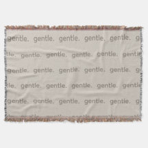 Gentle Repeated Word Pattern Cozy, Calm & Soft 