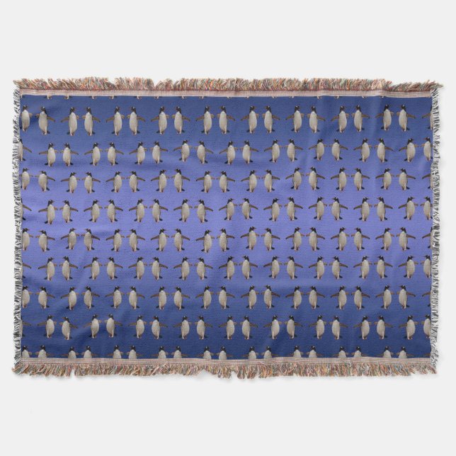 Cobertor Gentoo Frenzy (Mistura Azul) (Frente)