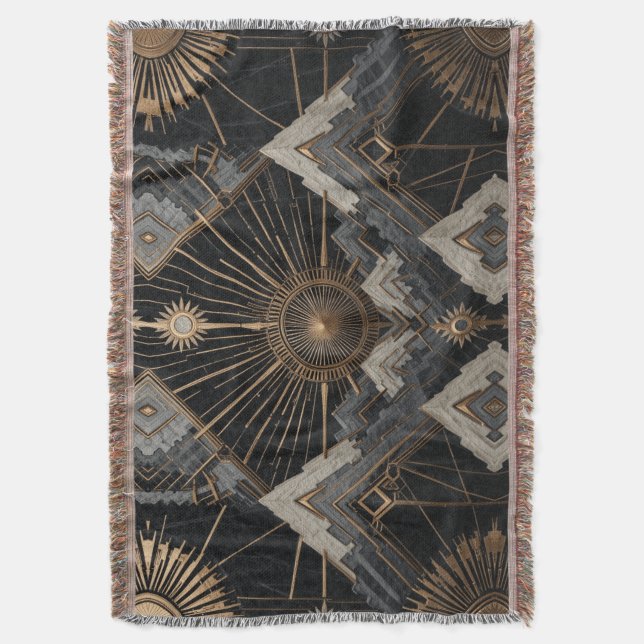 Cobertor Geometria Luxe (Frente Vertical)