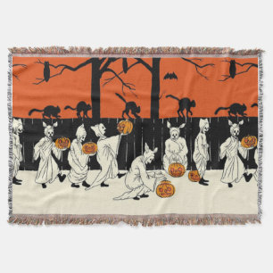 Cobertor Ghost Costume Jack O Lanterna Black Cat Bat Owl