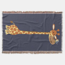 Girafa E Amigo De Cartoon Bonitos