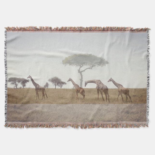 Cobertor Giraffe Throw Blanket (Frente)
