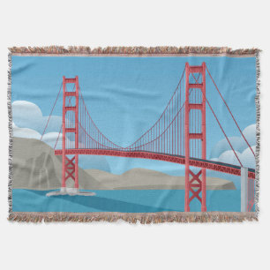 Cobertor Golden gate bridge San Francisco