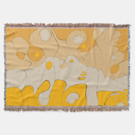 Cobertor Golden Marble Abstract Design for Refined Spaces