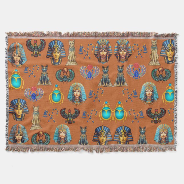 Cobertor Golden Sands Revival: Authentic Egyptian Antiquity (Frente)