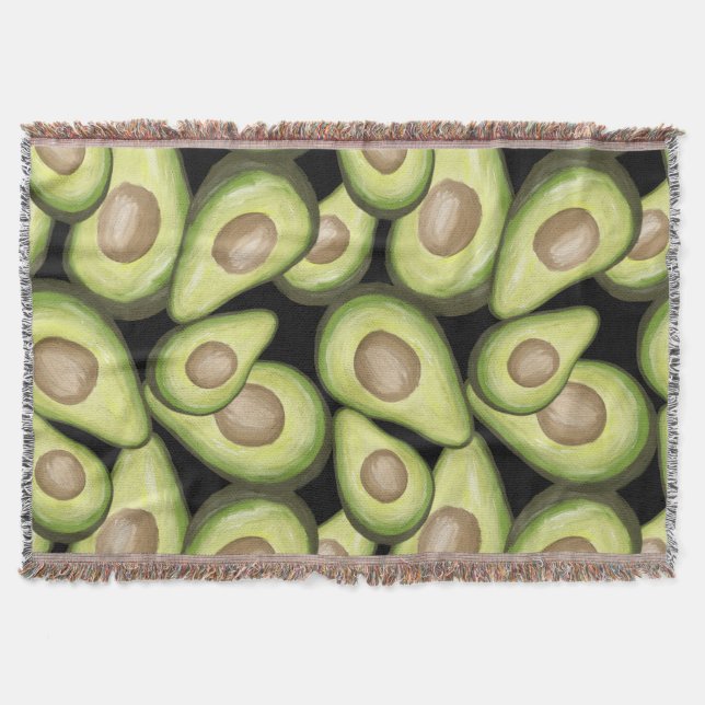 Cobertor Gourmet Fresco Vegan Avocado Padrão (Frente)
