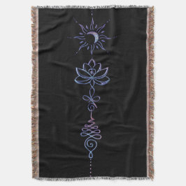 Cobertor Gradient Unalome Group 