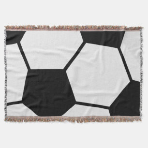 Cobertor Gráfico de Bola de Futebol Clássico Fã de Esportes