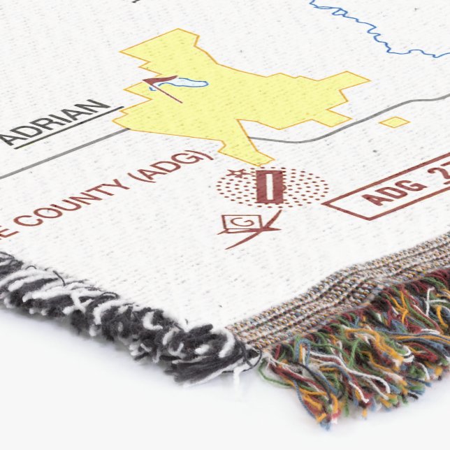 Cobertor Gráfico de Desroit Flyway (Canto)