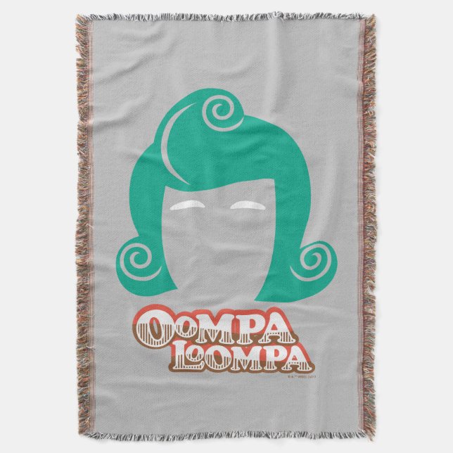 Cobertor Gráfico do Cabelo Oompa Loompa (Frente Vertical)
