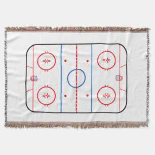 Cobertor Gráfico do Jogo de Hockey com Diagrama de Coluna d
