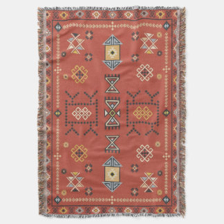 Cobertor Grande Atlas Estrela — Mosaico Berbere Andaluz Orn