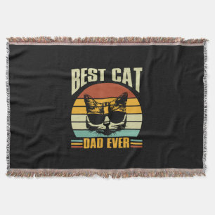 Cobertor Grandfather Quotes Best Cat Dad Ever