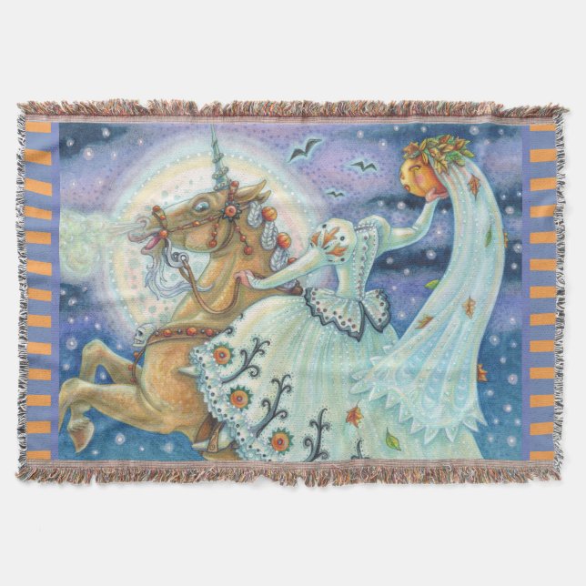 Cobertor GRAU DE DORMIR HOLLOW, UNICORN THROKET Blue (Frente)