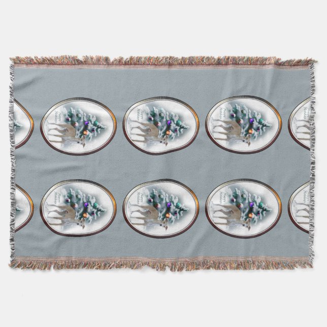 Cobertor Greyhound Natal italiano (Frente)