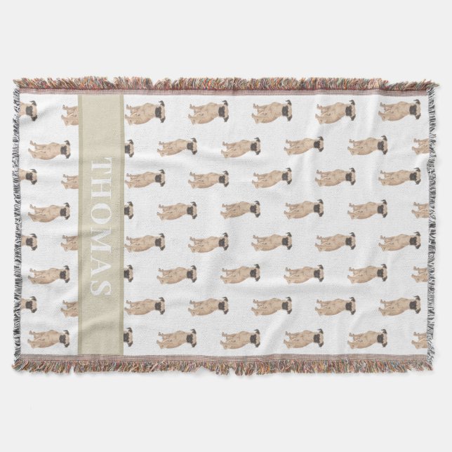 Cobertor Griffon de Bruxelas Personalizado (Frente)