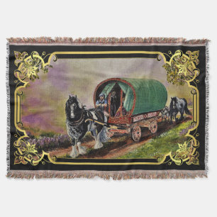 Cobertor Gypsy Vanner cavalo irlandês Caravan