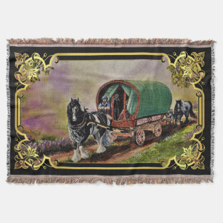 Cobertor Gypsy Vanner cavalo irlandês Caravan