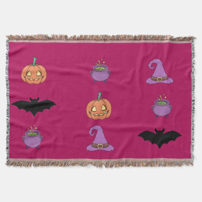 Cobertor "Halloween Blanket - Cozy Spooky Noites" (Frente)