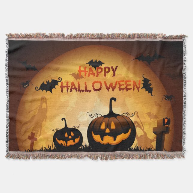 Cobertor Halloween  blankets (Frente)