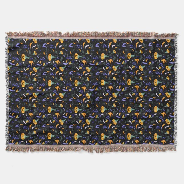 Cobertor Halloween Forest Throw (Frente)
