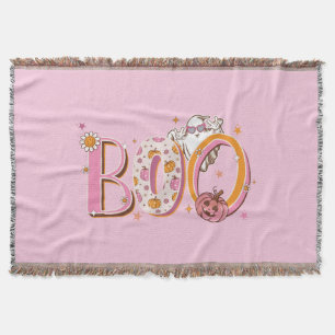 Cobertor Halloween Preppy Pink Spootacular Boo
