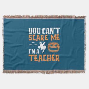 Cobertor Halloween Proud I Am A Teacher Birthday