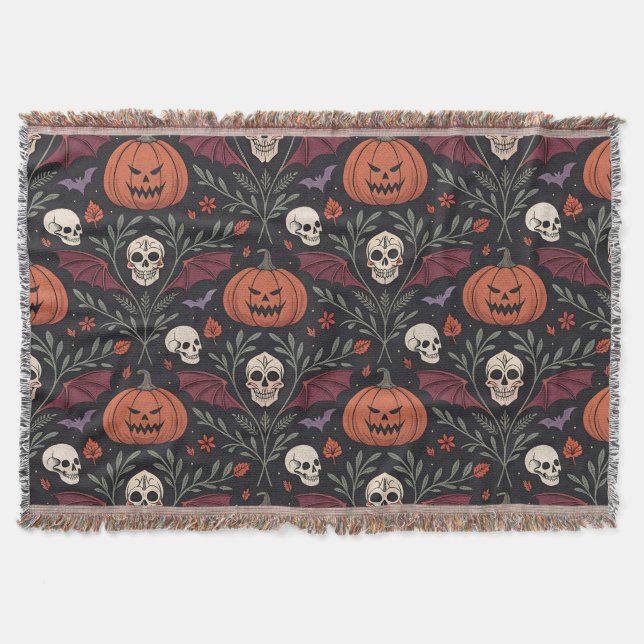 Cobertor Halloween Vibes Pattern (Frente)
