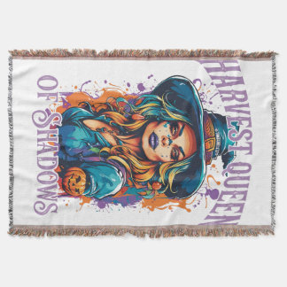 Cobertor Halloween Witch Autumn Fantasy Art